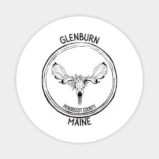 Glenburn Maine moose Magnet